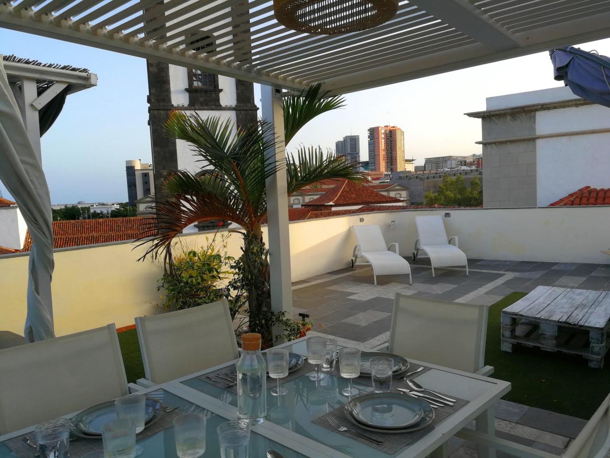 شقة Terraza Del Atlantico, Un Oasis En La Ciudad سانتا كروز دي تينيريف المظهر الخارجي الصورة